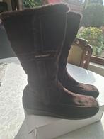 Mooie bruine warme daim laarzen met spek zool 41, Kleding | Dames, Schoenen, ANDERE, Hoge laarzen, Bruin, Ophalen of Verzenden