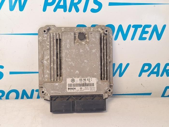 Ordinateur gestion moteur d'un Volkswagen Caddy, Autos : Pièces & Accessoires, Électronique & Câbles, Volkswagen, Utilisé, 3 mois de garantie