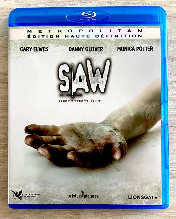 SAW ("DIRECTOR'S CUT" Speciale Edition) /// Staat Als Nieuw, Cd's en Dvd's, Blu-ray, Zo goed als nieuw, Horror, Ophalen of Verzenden