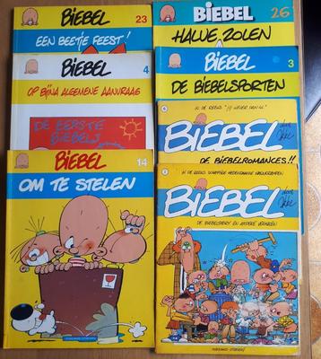 7 Strips BIEBEL door Ikke Uitg.Standaard tussen 1985 & 1999 beschikbaar voor biedingen