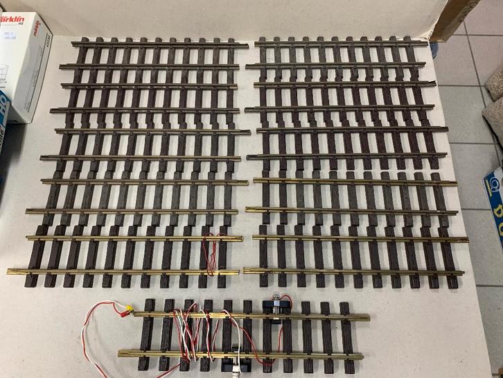LGB Echelle G : 11 rails droits, certains à nettoyer., Hobby & Loisirs créatifs, Trains miniatures | Échelles Autre, Rails, LGB