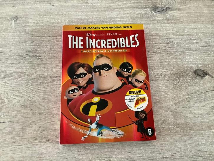 Disney-Pixar The Incredibles DVD (2005), Cd's en Dvd's, Dvd's | Tekenfilms en Animatie, Zo goed als nieuw, Europees, Tekenfilm
