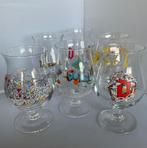 6 verschillende Duvel glazen, Verzamelen, Ophalen of Verzenden, Zo goed als nieuw, Bierglas
