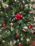 Volledig versierde kersboom met lichtjes hoogte 220 cm, Huis en Inrichting, Stoffering | Gordijnen en Lamellen, Ophalen, 100 tot 150 cm
