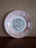Porseleinen antieke Napoleon bord., Antiek en Kunst, Ophalen