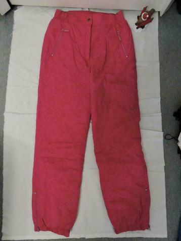 SYMPA ! Pantalon Opti rose flashy pour dame taille M NEUF beschikbaar voor biedingen