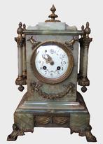 12,5kg verguld/bronzen "Du Chateaux' met kwikslinger, Antiek en Kunst, Ophalen