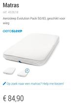 Aerosleep matras + matrasbeschermer voor wieg/co-sleeper, Kinderen en Baby's, Ophalen, Zo goed als nieuw, Wit