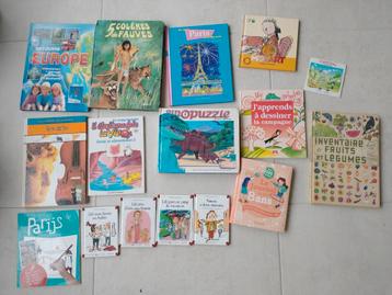Livres pour enfants en français, puzzle,CD, comptines