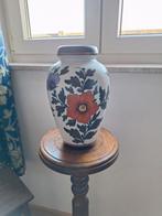 Flora Gouda plateel vaas, Antiek en Kunst, Ophalen