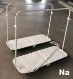 Kledingrekken retro (koopje), Ophalen, Met wielen, Zo goed als nieuw