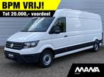Volkswagen Crafter 35 2.0TDI 140PK L4H3 Sensoren Airco 12V B, Auto's, Voorwielaandrijving, Stof, Zwart, 4 cilinders