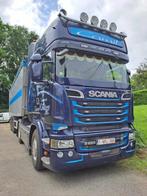 Scania V8 R580, Auto's, Automaat, Scania, Blauw, Leder