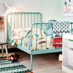 IKEA MINNEN Meegroeibed groen, 85 tot 100 cm, Zo goed als nieuw, 180 cm of meer, Ophalen