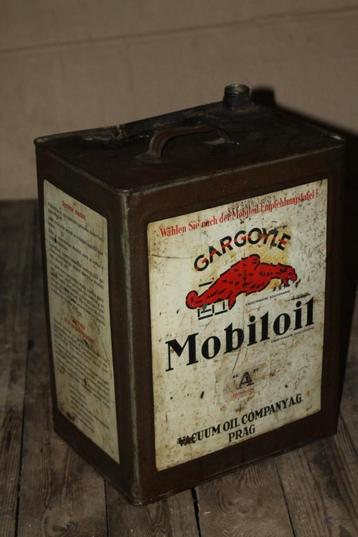 Mobiloil 20L bidon huile / shell aeroshell yacco  purfina