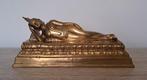 Bouddha thaïlandais couché laiton doré, Antiquités & Art, Enlèvement ou Envoi