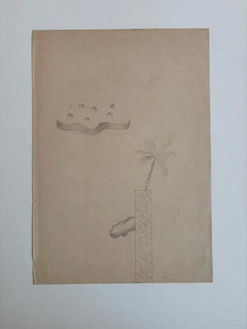 Etienne elias potloodtekening 60ies 70ies, Antiek en Kunst, Kunst | Tekeningen en Fotografie, Ophalen