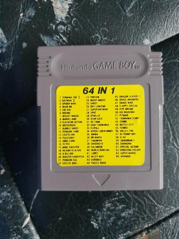 Retro game 64 in 1 voor gameboy  beschikbaar voor biedingen