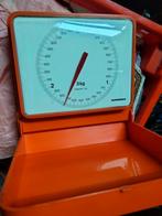 Vintage oranje ophang keukenweegschaal soehnle, Antiek en Kunst, Ophalen of Verzenden