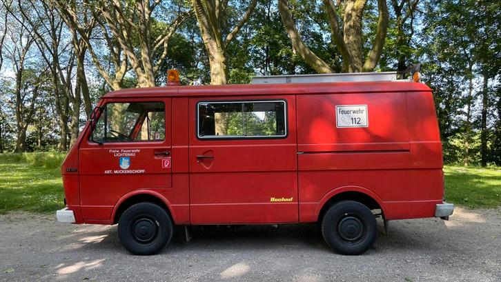 VW LT31 Bus de pompiers | Essence | 55638 km | 1980, Auto's, Volkswagen, Particulier, Achteruitrijcamera, Benzine, Overige carrosserie