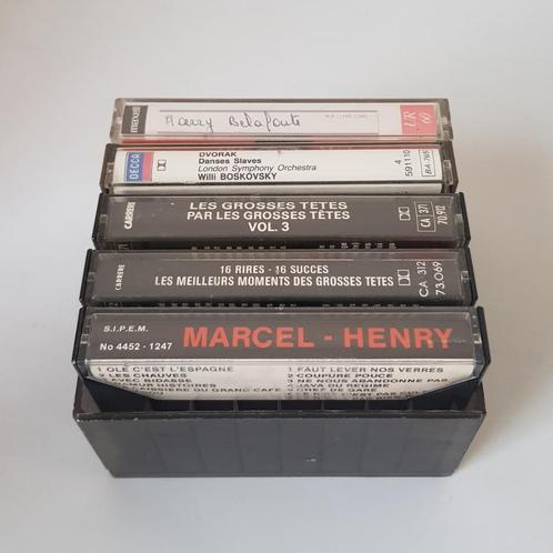 Boîtier de rangement pour Cassettes Audio - K7, CD & DVD, Cassettes audio, Utilisé, Accessoires, Enlèvement ou Envoi