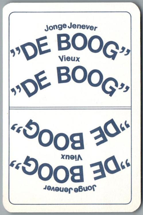 speelkaart - LK12808 - De Boog genever, Verzamelen, Speelkaarten, Jokers en Kwartetten, Zo goed als nieuw, Speelkaart(en), Verzenden