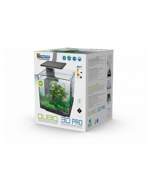 Superfish Qubiq 30 Pro 32x32x42.5 cm - Aquaria - Zwart, Dieren en Toebehoren, Vissen | Aquaria en Toebehoren, Zo goed als nieuw