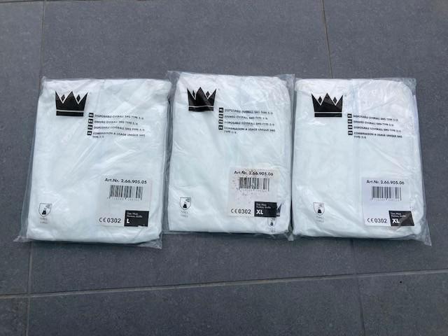 3 Beschermde overalls - NIEUW, Tuin en Terras, Werkkleding, Nieuw, Dames, Heren, Overall, Ophalen of Verzenden