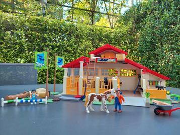 Playmobil manege + extra sets, Enlèvement, Comme neuf