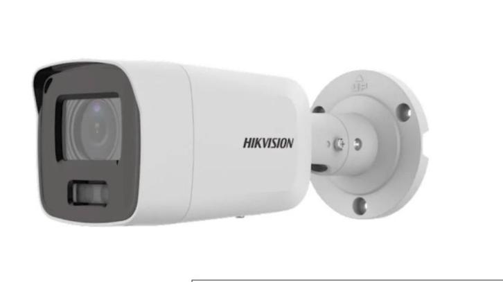 Hikvision DS-2CD2087G2-4L - ColorVu 2.0 8MP Mini Bullet WIT, Audio, Tv en Foto, Videobewaking, Nieuw, Ophalen of Verzenden
