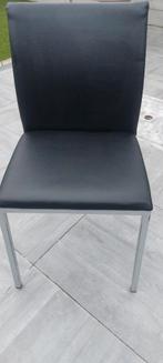4 chaises de cuisine noir, Maison & Meubles, Enlèvement, Comme neuf, Noir