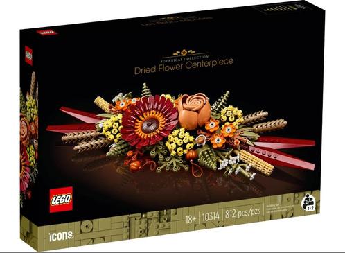 Lego 10314 Bloemstuk gedroogde bloemen (Nieuw & Sealed), Kinderen en Baby's, Speelgoed | Duplo en Lego, Nieuw, Lego, Complete set
