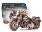 3D Houten Puzzel Motor Cruiser V-Twin - DIY Wood Puzzles, Verzenden, Nieuw, Auto, Overige merken