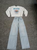 Garcia jeansbroek maat 164 en sweater, Enlèvement, Utilisé