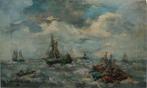 Edmond De Meulenaere: Marine (O/D, 78 x 61 cm), Antiquités & Art, Enlèvement ou Envoi