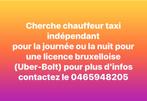 Cherche chauffeur taxi (Uber-Bolt) indépendant, Offres d'emploi, Emplois | Chauffeurs