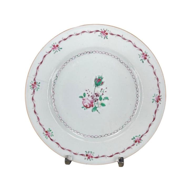 Assiette Précieuse : Porcelaine de la Compagnie des Indes, Antiquités & Art, Antiquités | Assiettes décoratives & Carrelages, Enlèvement ou Envoi
