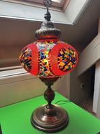 Kleurrijke mozaïek lamp ( handgemaakt), Antiek en Kunst, Antiek | Verlichting, Ophalen