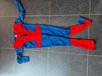 Spiderman verkleedkledij maat 128-134, Enlèvement, Comme neuf