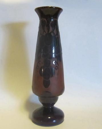 Antieke Le Verre Français vaas Ch. Schneider cameo ca 1925 beschikbaar voor biedingen