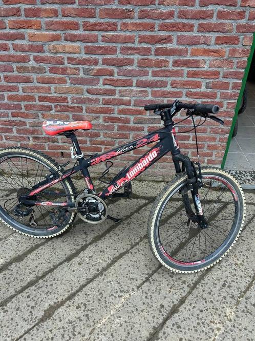 Lombardo Offroad Mozia 24 kinder MTB V-brakes in goede staat, Fietsen en Brommers, Fietsen | Jongens, Gebruikt, 24 inch, Ophalen