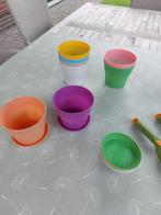 9 Nieuwe kruidenpotjes kleur vast voor binnen of buiten., Tuin en Terras, Ophalen, Nieuw, Kunststof, Tuin