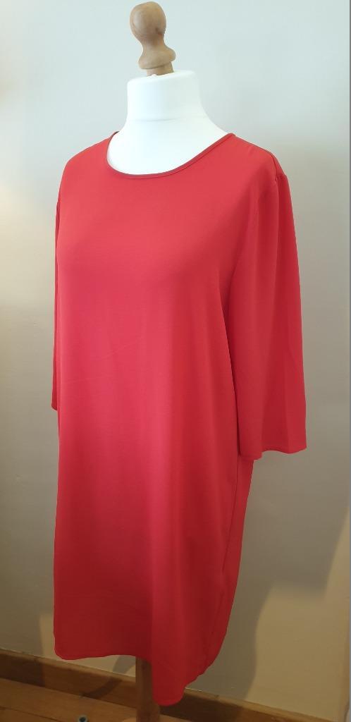 Only jurk - Maat 40, Kleding | Dames, Jurken, Zo goed als nieuw, Maat 38/40 (M), Rood, Onder de knie, Ophalen of Verzenden
