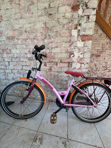 Batavus - 22 inch - Goede staat - Roos en oranje, Fietsen en Brommers, Ophalen