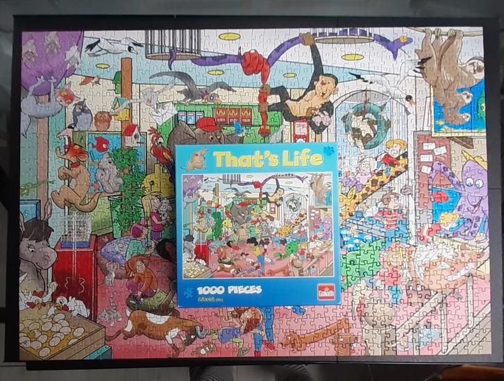 15 puzzels van 1000 stukjes aan 2,5€/stuk, Hobby en Vrije tijd, Denksport en Puzzels, Zo goed als nieuw, Legpuzzel, 500 t/m 1500 stukjes