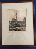 Genummerde ets van Edward van Mieghem, Ophalen