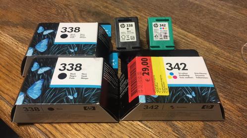 HP 338 originele zwarte inktcartridge hp 342 originele kleur, Informatique & Logiciels, Fournitures d'imprimante, Neuf, Cartridge