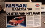 Nissan gamma folderkrant 86, Boeken, Auto's | Folders en Tijdschriften, Ophalen of Verzenden, Zo goed als nieuw, Nissan