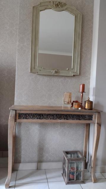 Sidetables + spiegel, Enlèvement, Comme neuf