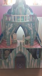 Houten poppenhuis ijskasteel, Kinderen en Baby's, Speelgoed | Poppenhuizen, Ophalen, Nieuw, Poppenhuis
